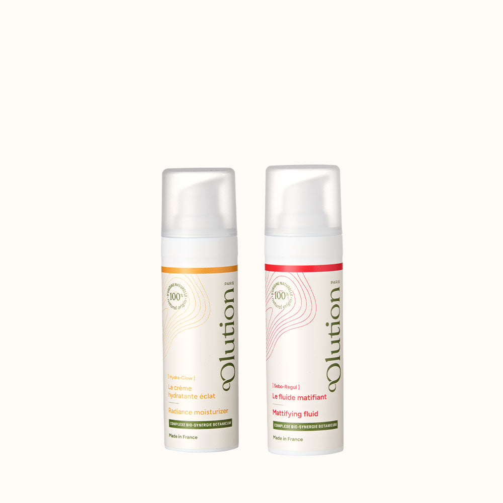 Day & night duo for combination to oily skin