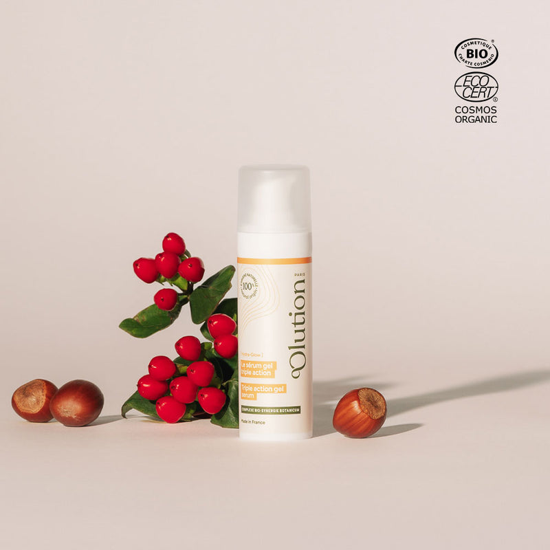 Triple-action gel serum