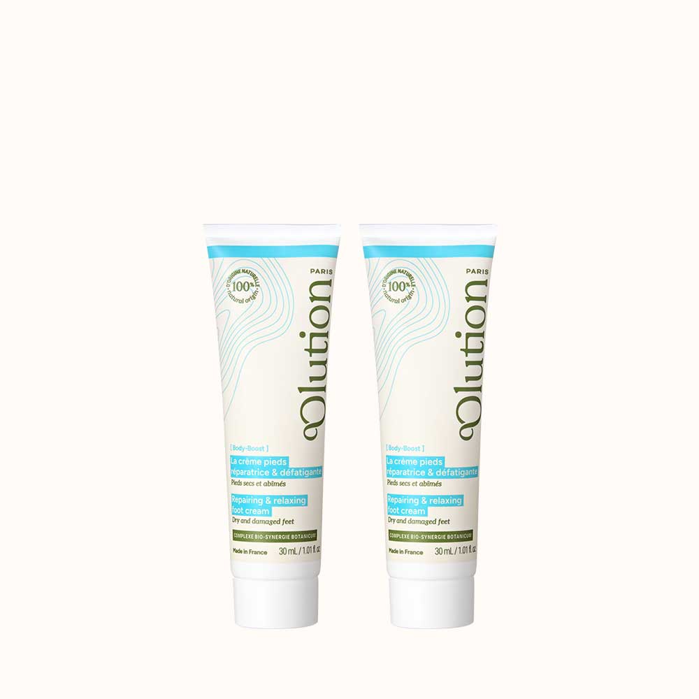 La crème pieds réparatrice & défatigante