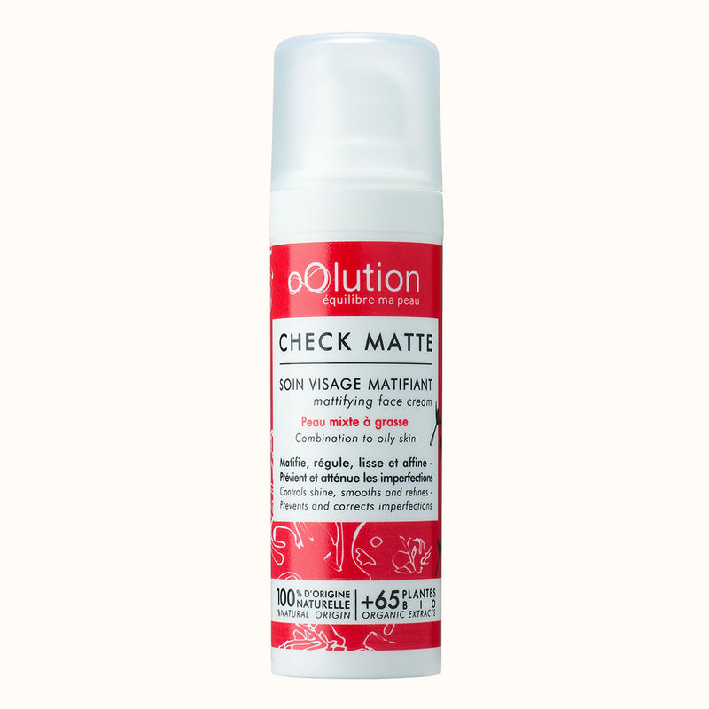 Crème matifiante visage naturelle | Check Matte | oOlution | oOlution