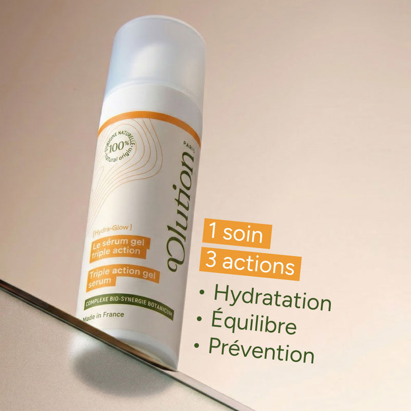 Le sérum gel triple action